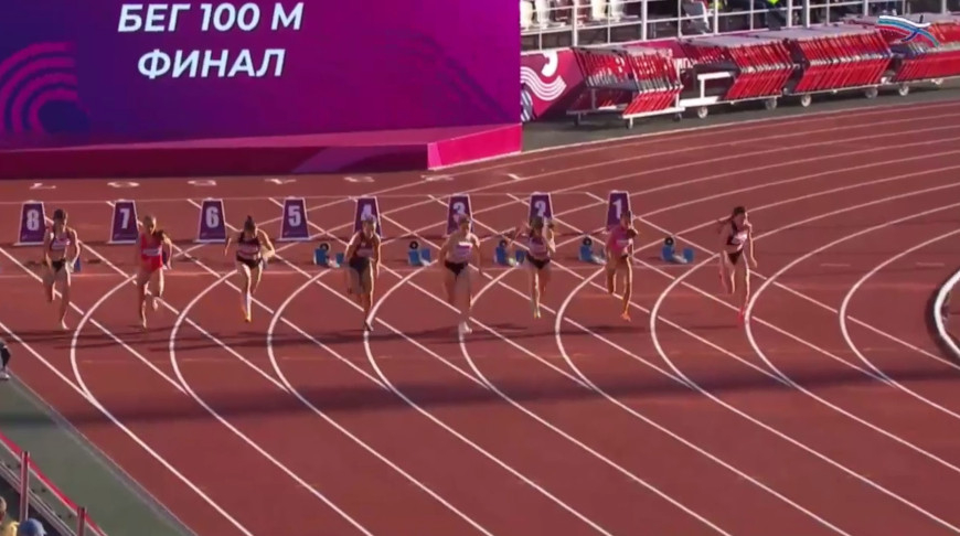 Captura de pantalla del video de la Federación Rusa de Atletismo