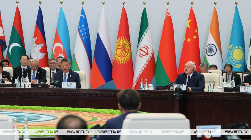 Lukashenko durante la cumbre en Tianjin