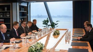 Foto del canal de Telegram del gobierno belaruso