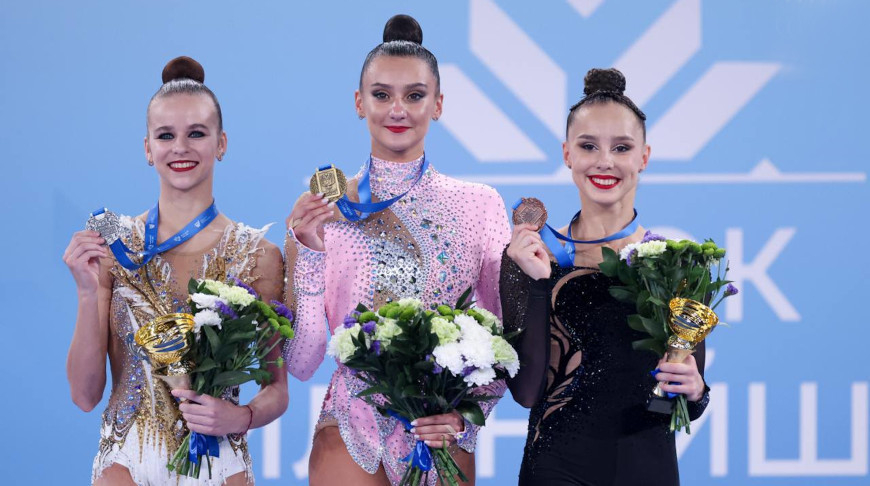 Alina Gornoskó. Foto de la Asociación Belarusa de Gimnasia