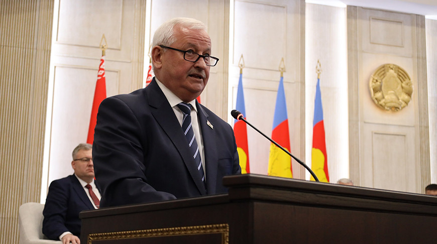 Piotr Parjómchik. Foto del Comité Ejecutivo de provincia de Brest
