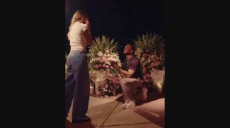 Captura de pantalla de un video de las redes sociales de Arina Sobolenko