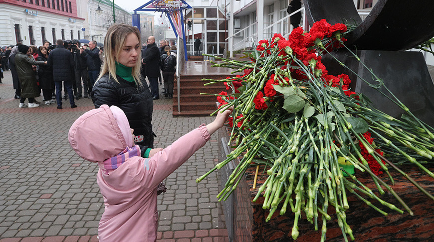 Las regiones de Belarús
expresan sus condolencias y su apoyo a los rusos 