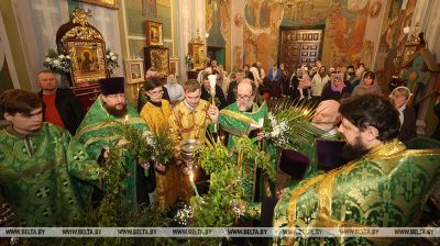  Los ortodoxos de Belarús celebran el Domingo de Ramos 