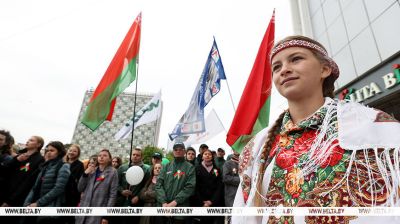 La acción republicana “Cantemos el himno juntos” en Minsk 