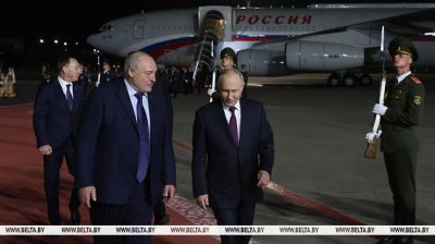 Putin arribó a Minsk 