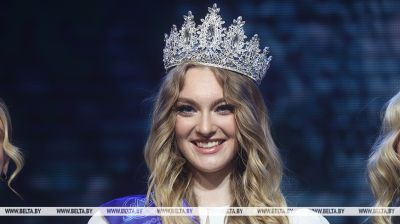 Yulia Sinkévich de la Universidad Estatal de Grodno Ya. Kupala, Reina de los Estudiantes de Belarús 2024 