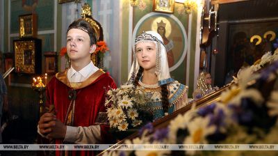 Los creyentes ortodoxos celebraron el Día de los Santos Piotr y Fevronia 
