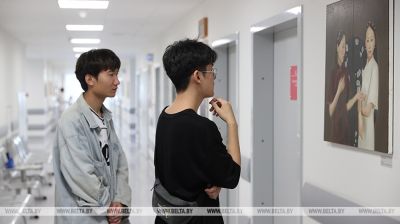 Las obras de los pintores chinos presentadas en Minsk 