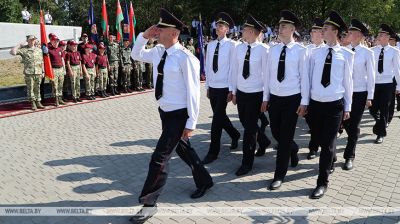 Casi 170 cadetes del Instituto del Ministerio del Interior de Moguiliov prestaron juramento 