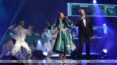 El gran concierto del Maratón de la Unidad se celebró en Bobrúisk