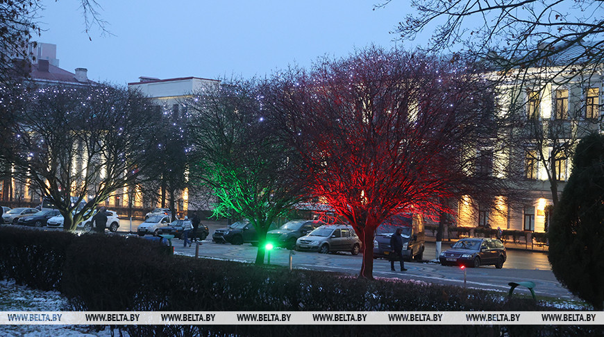 Moguiliov preparándose para el Año Nuevo 