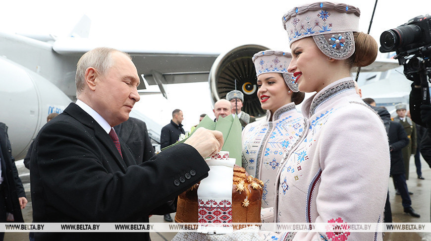 Putin llegó a Minsk 