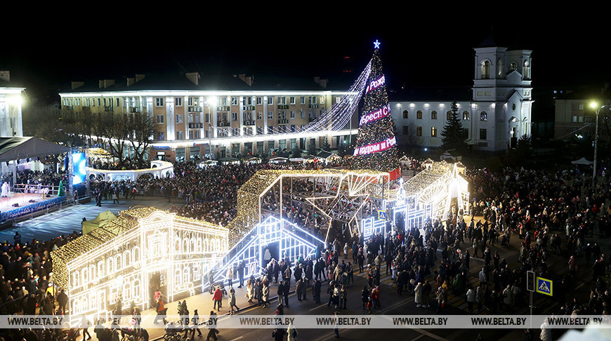 La ciudad de Brest de fiesta