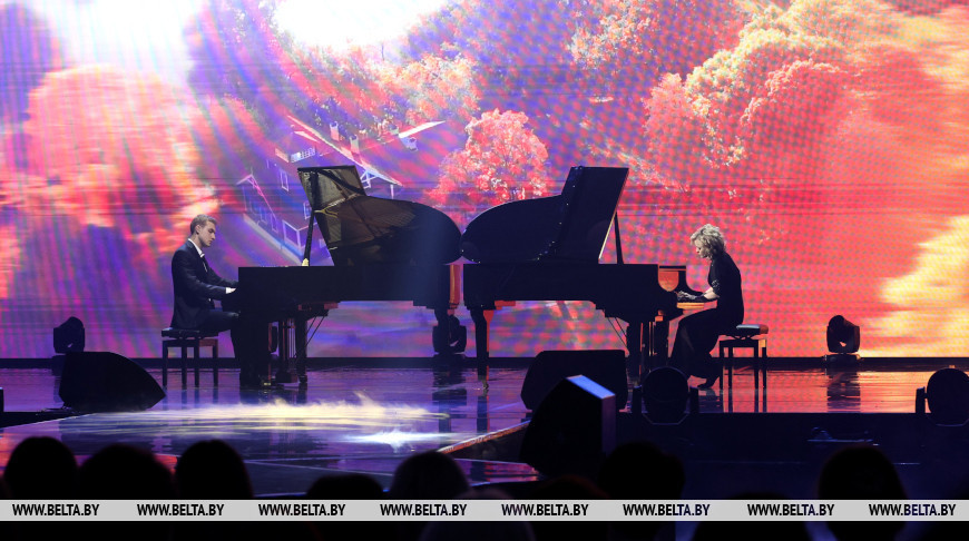 El concierto de gala del Maratón de la Unidad en Grodno 