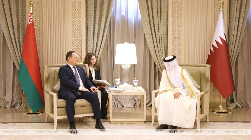 Golóvchenko se reunió con el primer ministro qatarí 