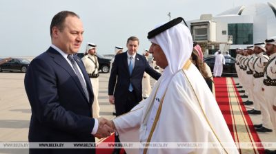 Finaliza la visita
oficial del primer ministro de Belarús a Qatar 