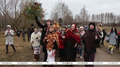 El Carnaval en las afueras de Minsk 