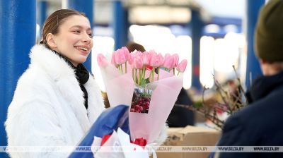 En las calles de Minsk en vísperas del 8 de Marzo 