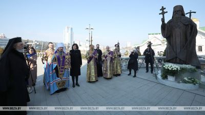 Actos conmemorativos del 90º aniversario del nacimiento del Metropolitano Filaret en Minsk 