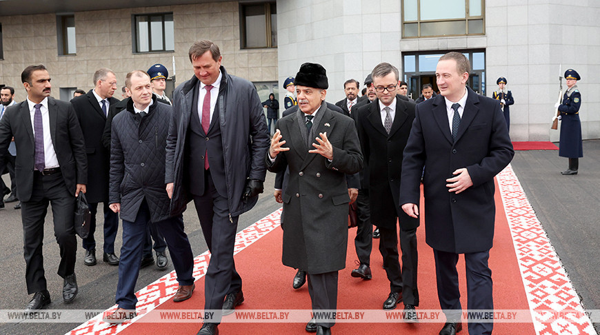 Concluida la visita oficial de Shehbaz Sharif a Belarús 