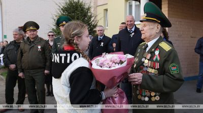 Los veteranos de guerra fueron felicitados en Grodno 