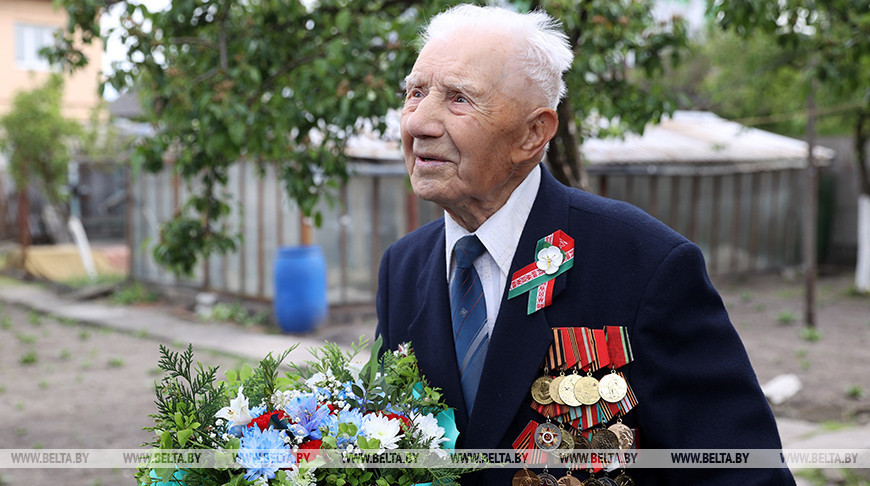 El veterano de la Gran Guerra Patria Piotr Svetkin 