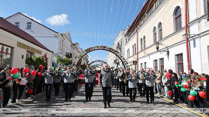 El Día de la Victoria en Grodno 