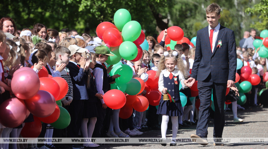 La fiesta de graduación en uno de los mejores gimnasios de Grodno 
