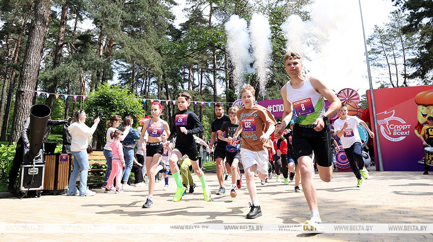 El proyecto "Deporte para todos" se puso en marcha el primer día del verano en Minsk