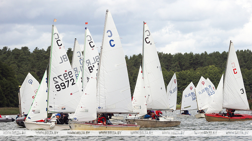 Las competiciones de vela en la región de Grodno reunieron a más de 60 participantes 