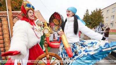 El festival regional Dazhynki en Cháshniki