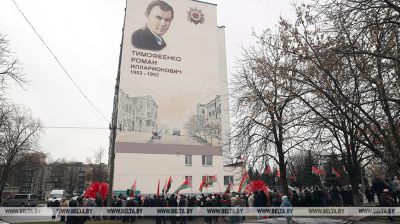 Nuevos murales en memoria de los soldados liberadores fueron inaugurados en Gómel