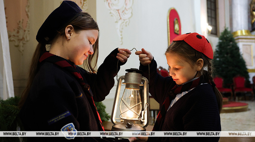 La luz de la Paz de Belén llega a Minsk 
