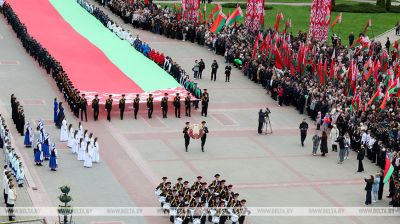 El Día de la Bandera Nacional, el Escudo Nacional y el Himno Nacional en Belarús
