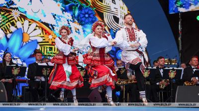Clausura del Festival Republicano de Culturas Nacionales en Grodno  
