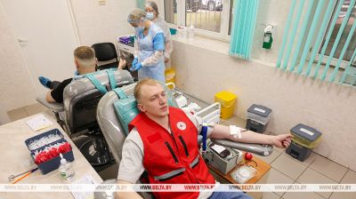  Los residentes de Minsk se unieron a la campaña con motivo del Día Mundial del Donante de Sangre
 
