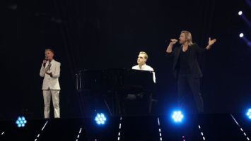   La legendaria “Molitva”// Nikolái Lukashenko, Piotr Yelfímov, Iván Máltsev, Stanislav Pávlov  