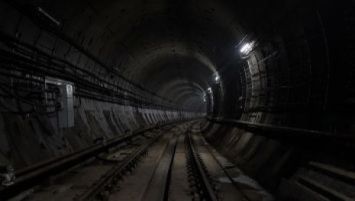 
 Estación del metro Aerodrómnaya, recta final 