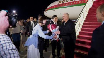 Aleksandr Lukashenko llegó en visita a China