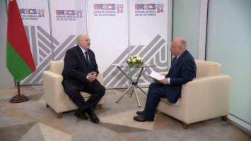 
Lukashenko concedió una entrevista a la agencia BBC