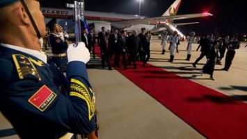 Lukashenko arribó a China