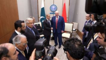 
 Lukashenko propuso al premier de Pakistán aprobar una hoja
de ruta de la cooperación 