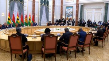 Lukashenko cuenta con la cooperación a gran escala con Ghana