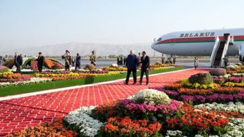 Lukashenko llegó a Dusambé