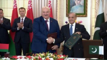 Lukashenko y Sharif aprobaron una declaración conjunta